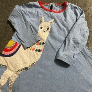 Mini Boden Llama Applique Dress